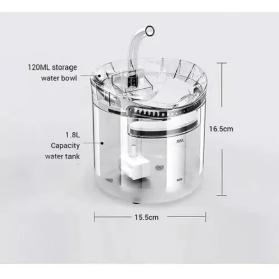 BEBEDERO TRANSPARENTE
